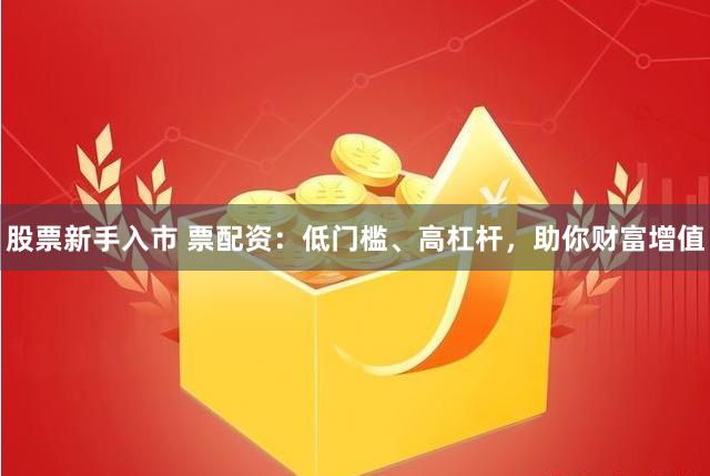 股票新手入市 票配资：低门槛、高杠杆，助你财富增值